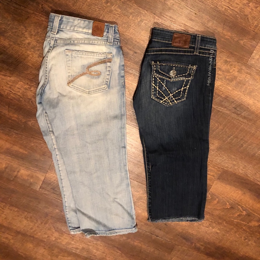 To size 27 BKE capris